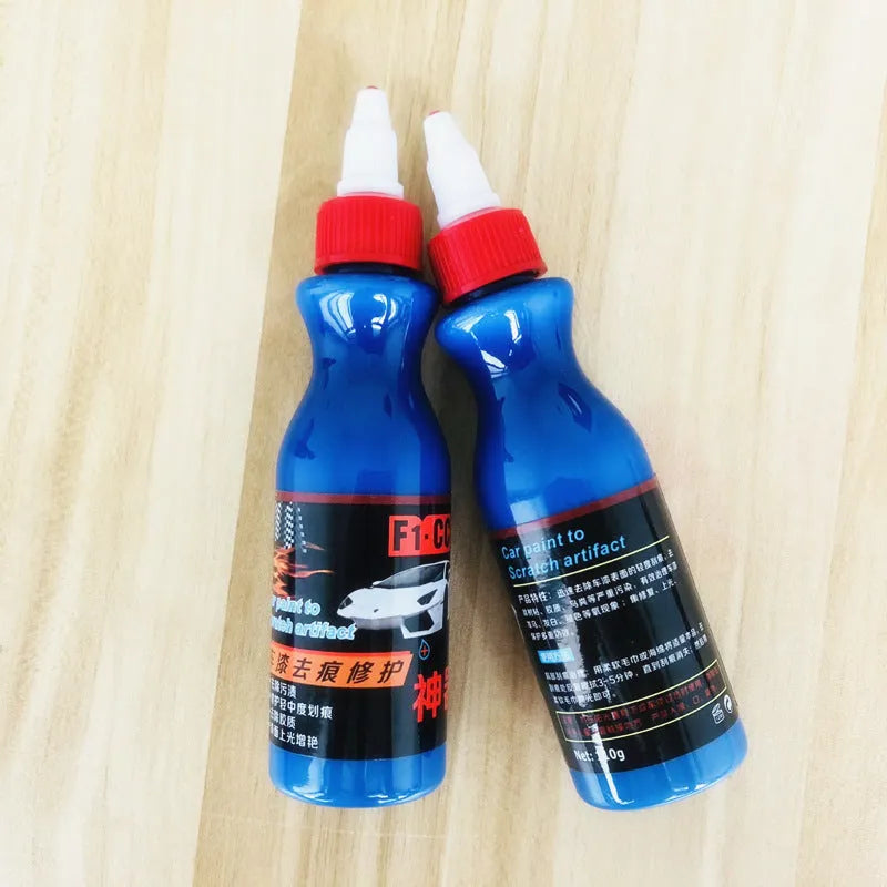 30ml blue bottle of automotive scratch repair agent for vehicle paint touch-up