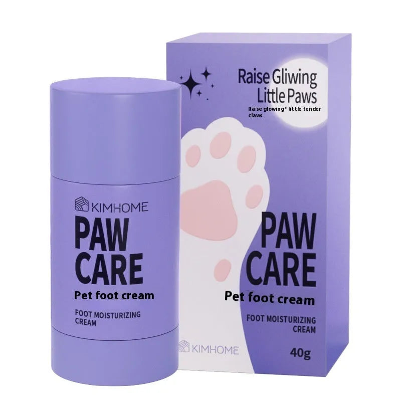 40g jar of pet foot moisturising cream with Brazil palm wax for cat and dog paw care.