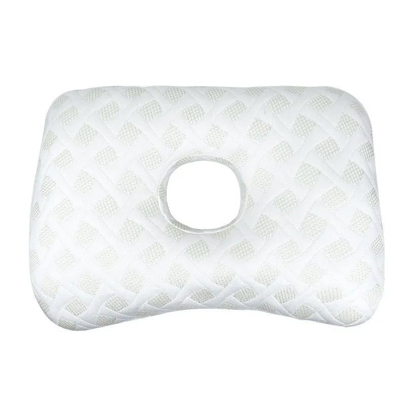 Beauty salon single hole ear pillow for adults in New Chinese style, measuring 39 by 28 by 6 centimetres.