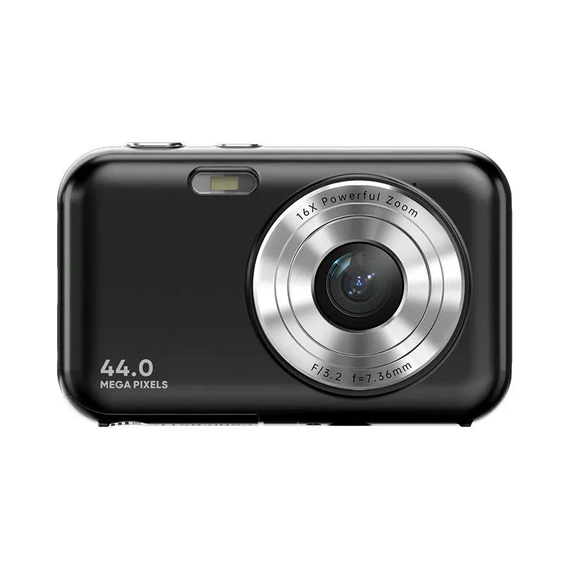 Children's digital camera with 44MP sensor and 2.4-inch screen in four colour options
