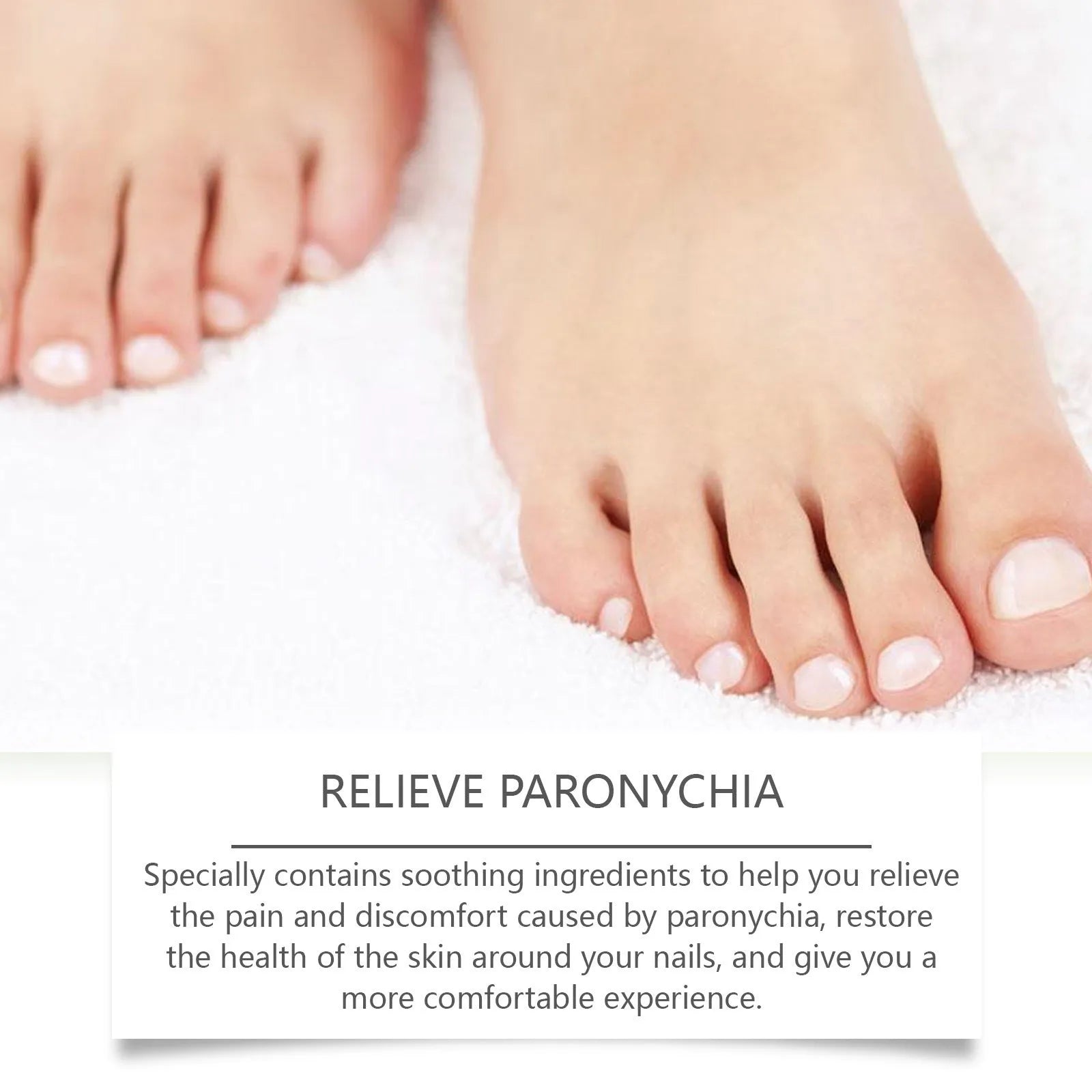 30ml bottle of clear nail care nursing solution for gentle daily cleaning.