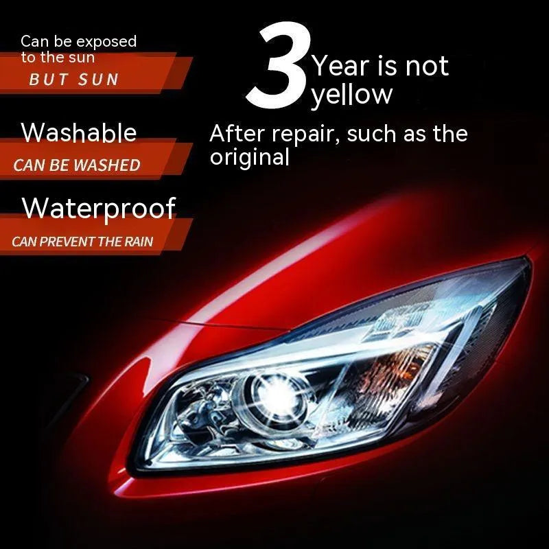 100ml car headlight renovation repairing liquid bottle for polycarbonate plastic lens restoration