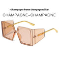 Large square acetate sunglasses with UV400 lenses in seven colour options
