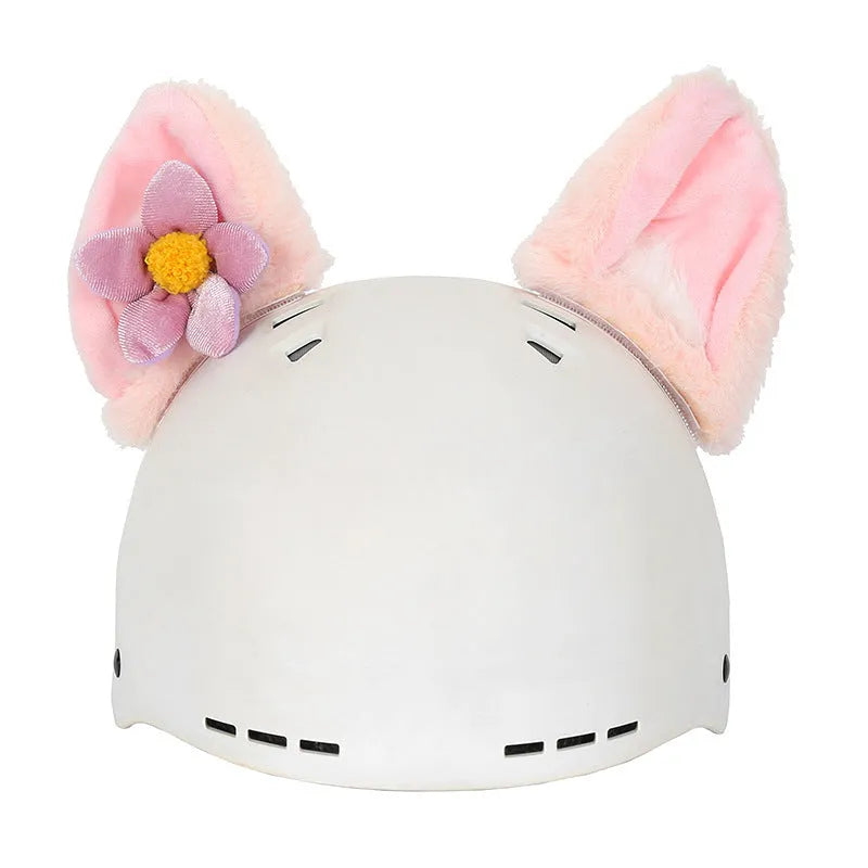 Plush fabric cartoon character helmet cover for cosplay in size M with multiple style options