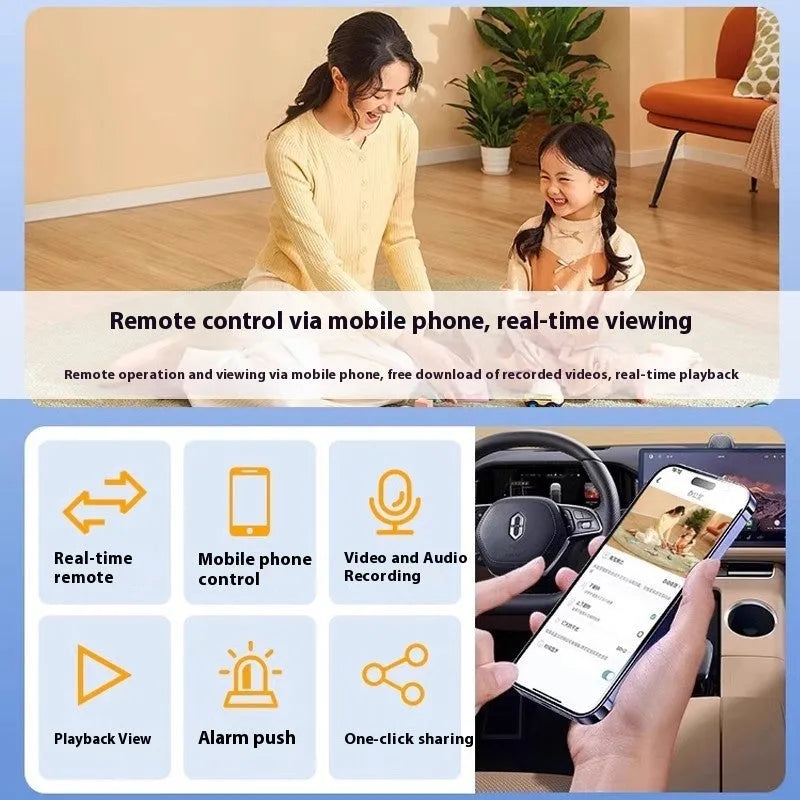 Battery-powered indoor WiFi surveillance camera with 1.2-inch ball design