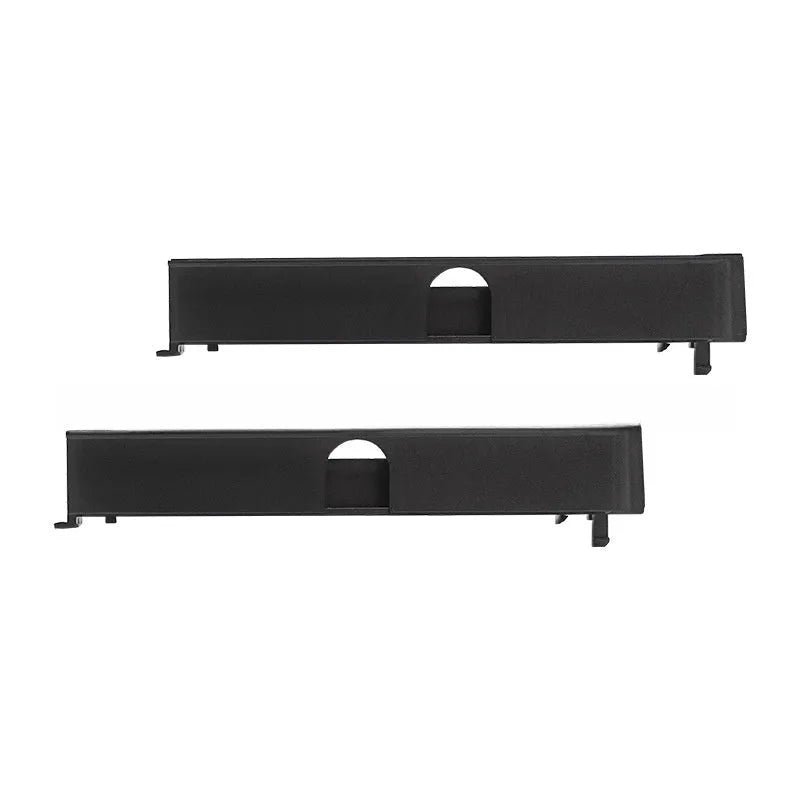 Black PS4 Pro hard drive bottom cover replacement part with door baffle block strip