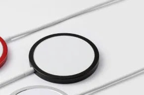 MagSafe-compatible magnetic wireless charger in metal casing for iPhone 12 and 13 series