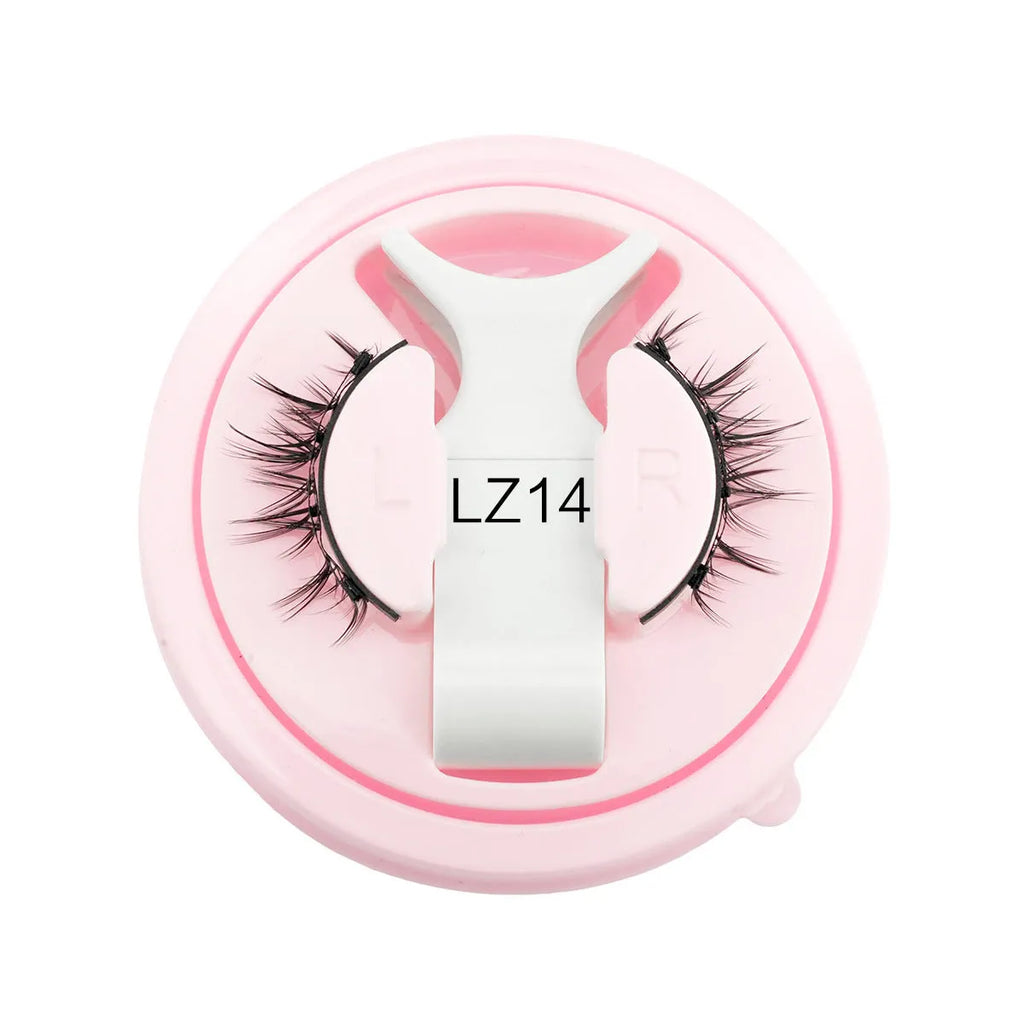 Reusable waterproof false eyelashes in multiple specifications with glue-free design