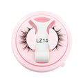 Reusable waterproof false eyelashes in multiple specifications with glue-free design