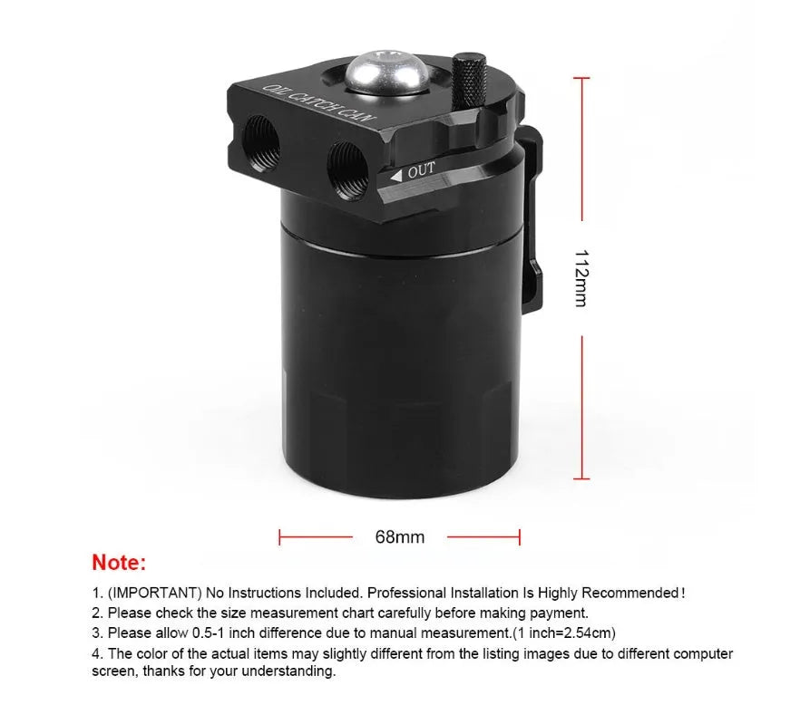 Aluminum alloy oil separator kit for Ford Expedition vehicles in four colour options