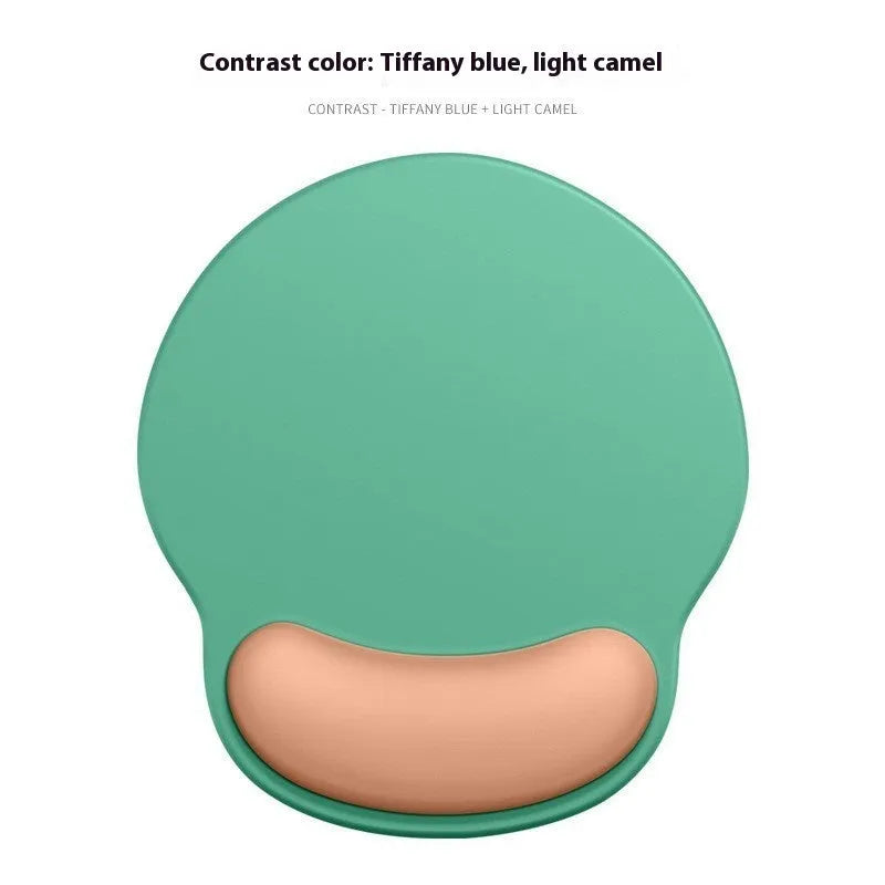 Gradient silicone wristband mouse mat with milk silk surface measuring 220mm by 250mm