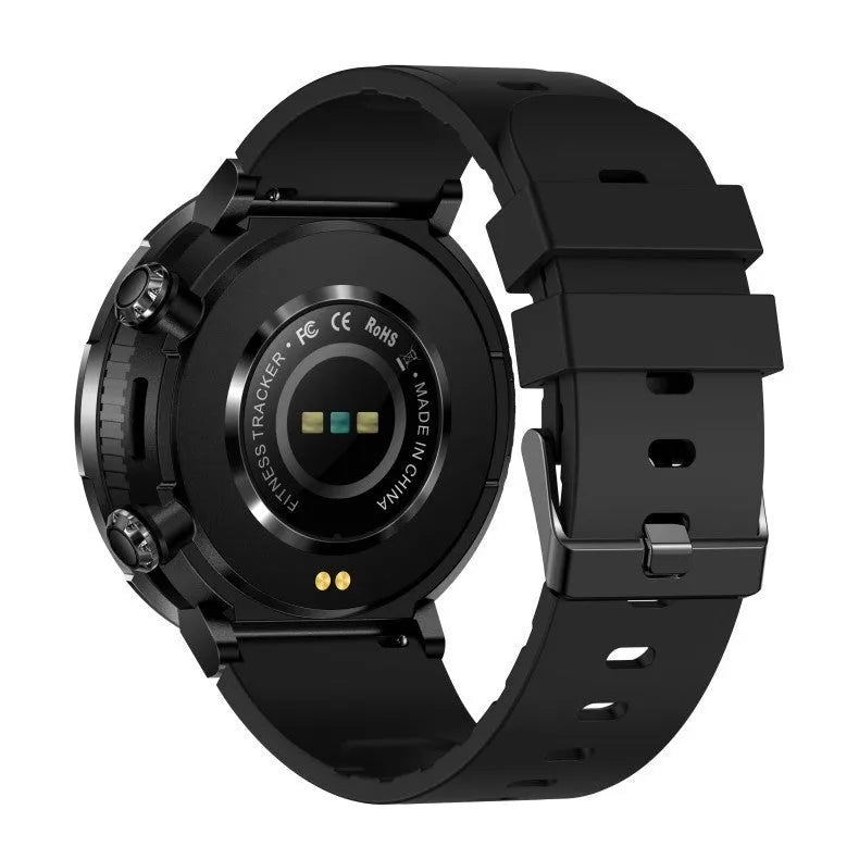 T30 Smart Watch with black silicone strap showing time and heart rate on screen