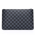 Men's soft PU leather clutch wallet with card slots in plaid or sheepskin design