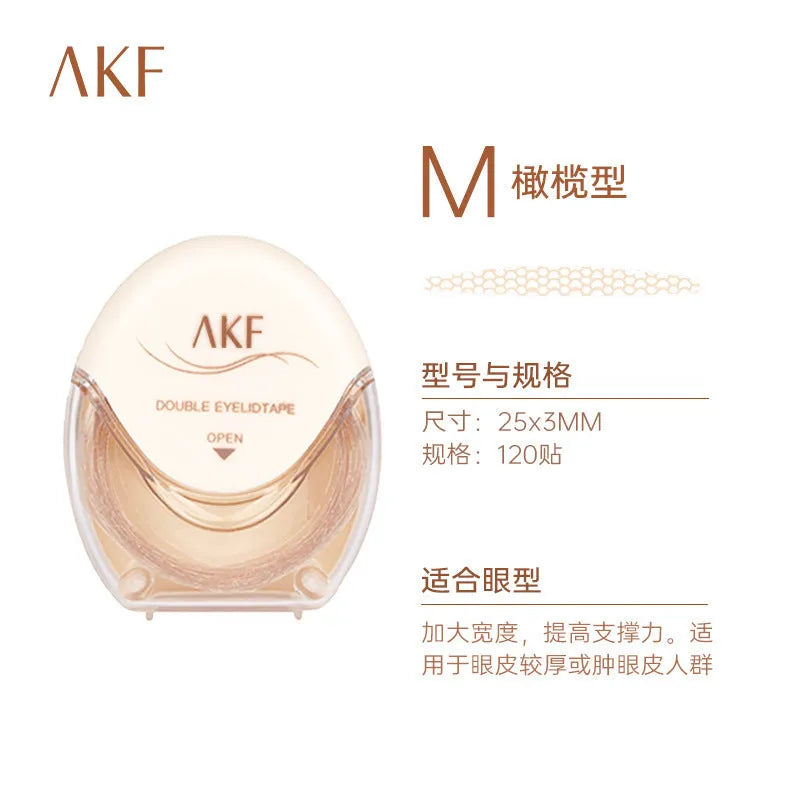 Double eyelid stickers in invisible natural traceless lace design with 120 patches