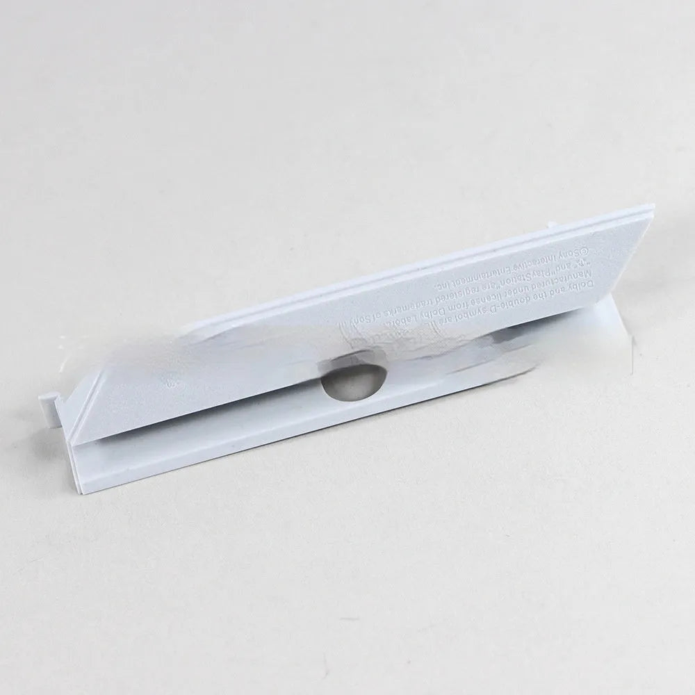 Black or white plastic hard drive cover filler plate for computer case drive bays