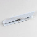 Black or white plastic hard drive cover filler plate for computer case drive bays
