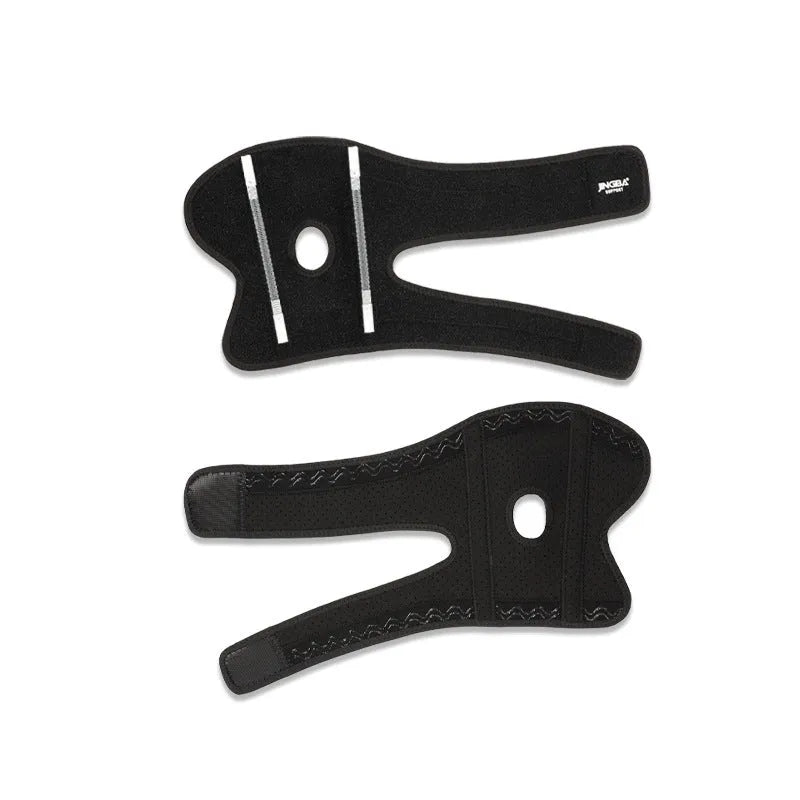 Black adjustable sports elbow guard for basketball, training, and outdoor activities