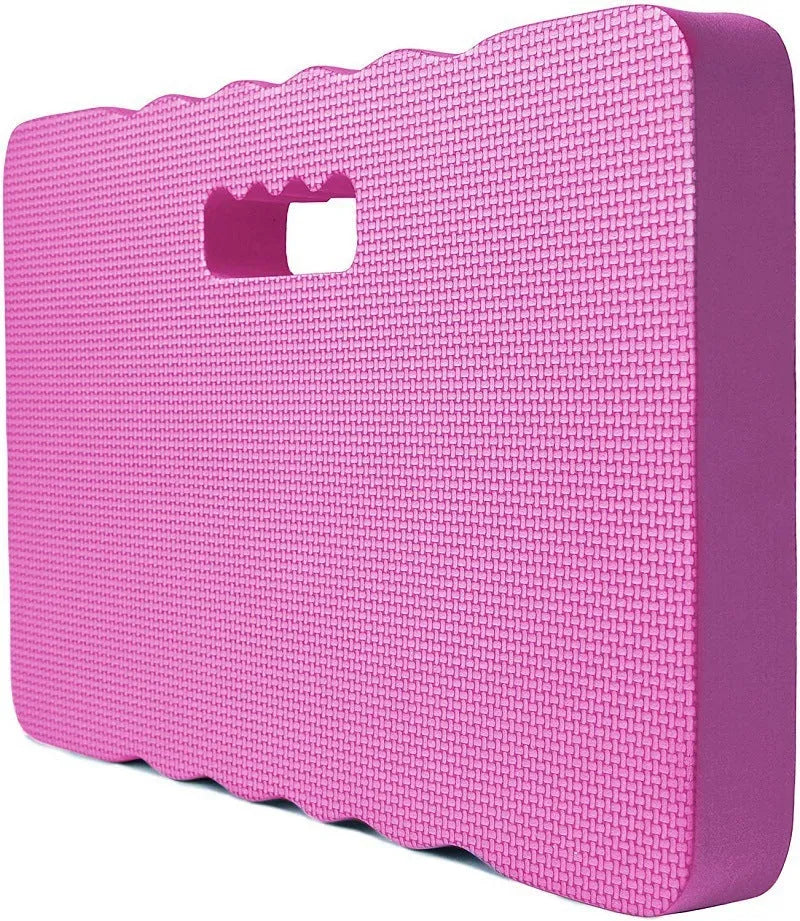 EVA foam garden kneeler pad in blue colour measuring 45 by 28 centimetres