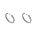 Women's geometric eyelet ear clip in gold or silver colour with round elements on copper base