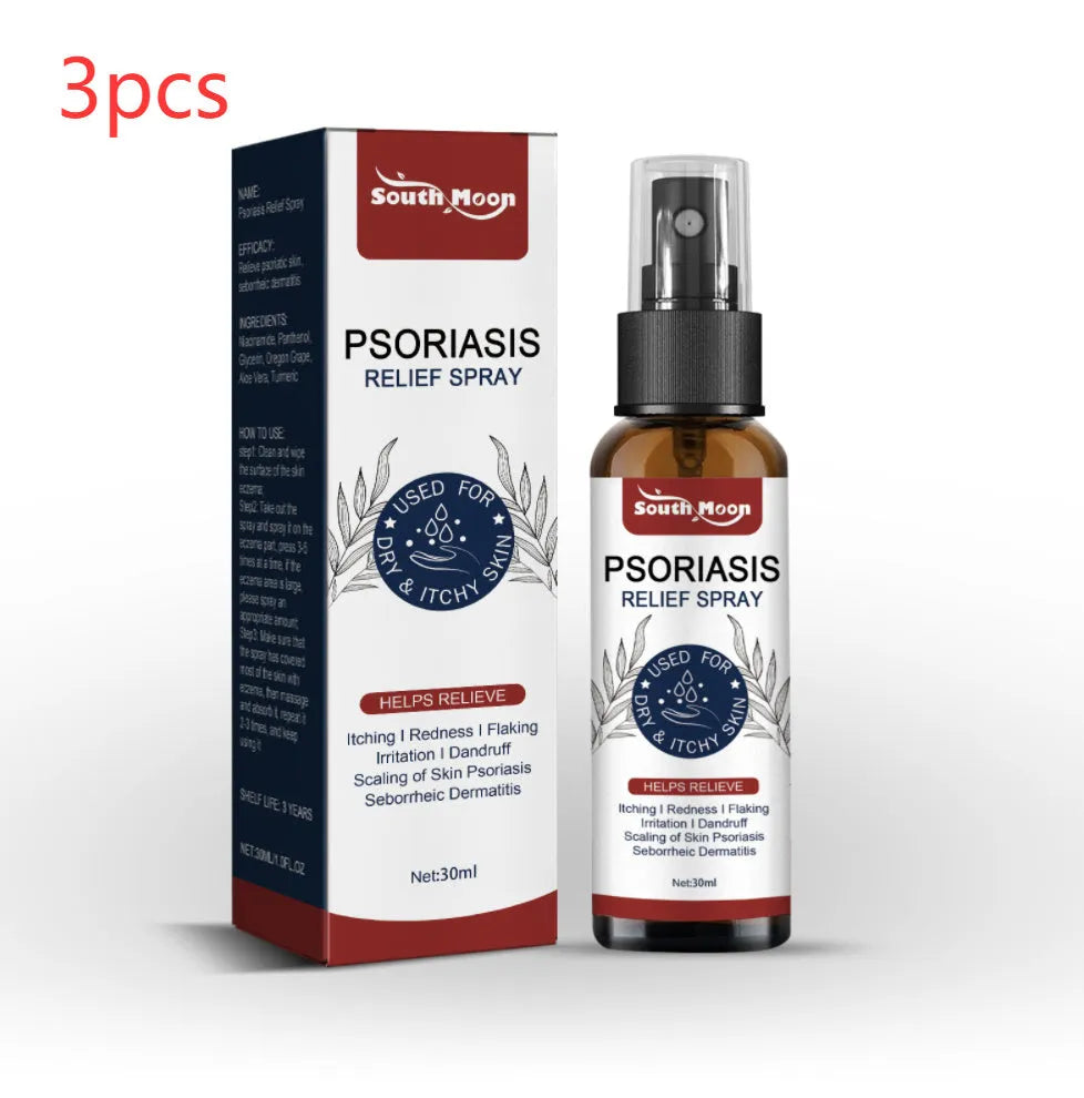 30ml body care spray bottle for dry skin relief with glycerin and aloe vera