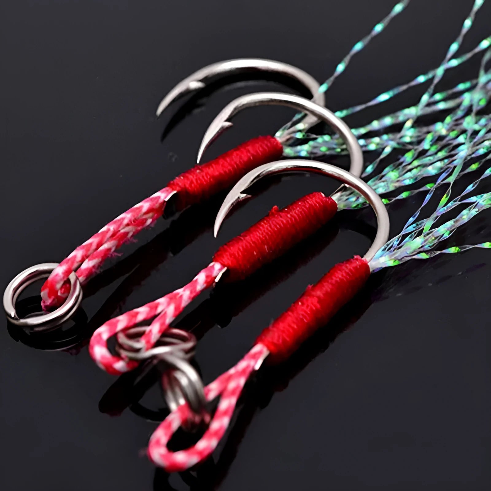 Bright wire iron plate single fishing hook in sizes No. 9 through No. 14 for boat and sea fishing