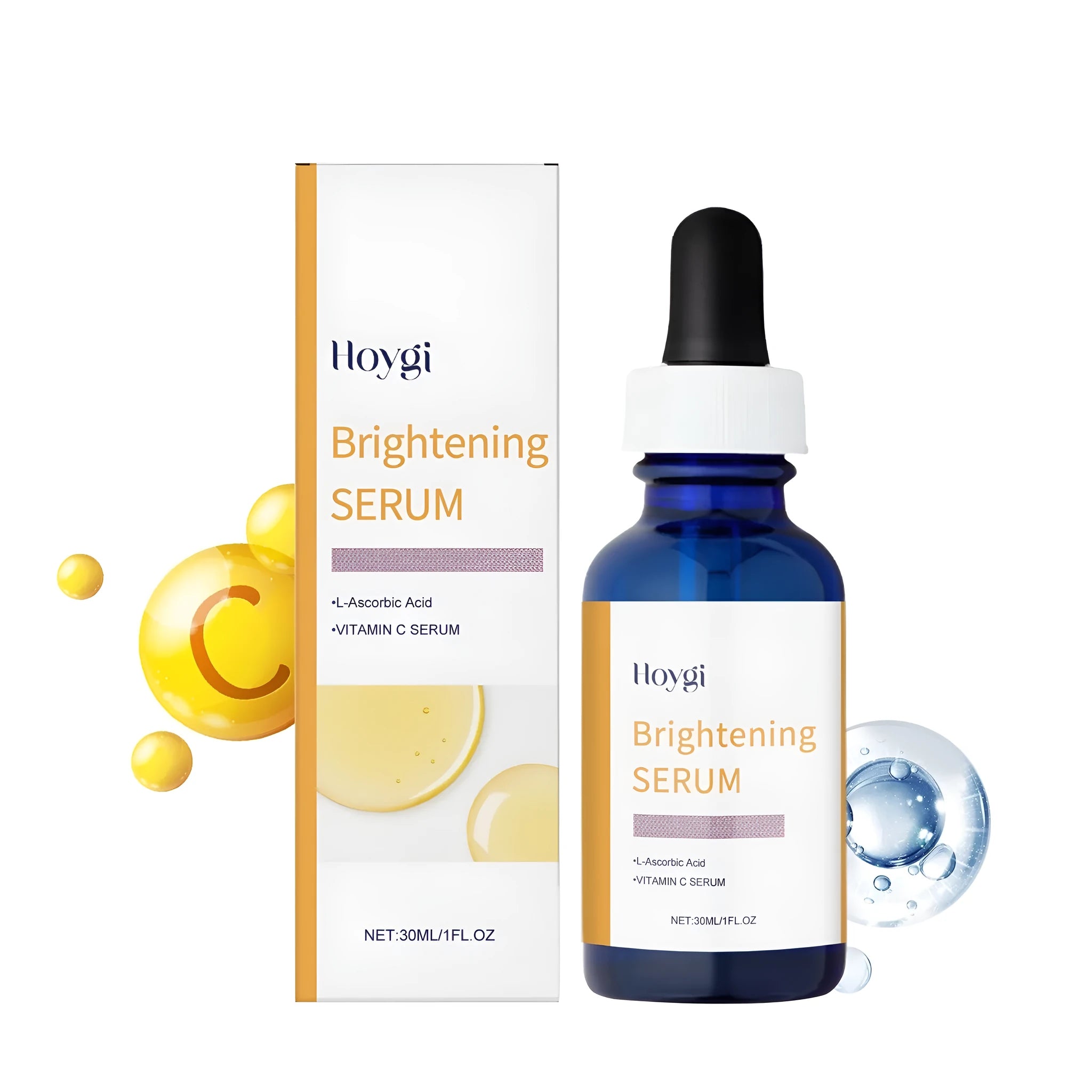 30ml bottle of vitamin C and E antioxidant serum with dropper