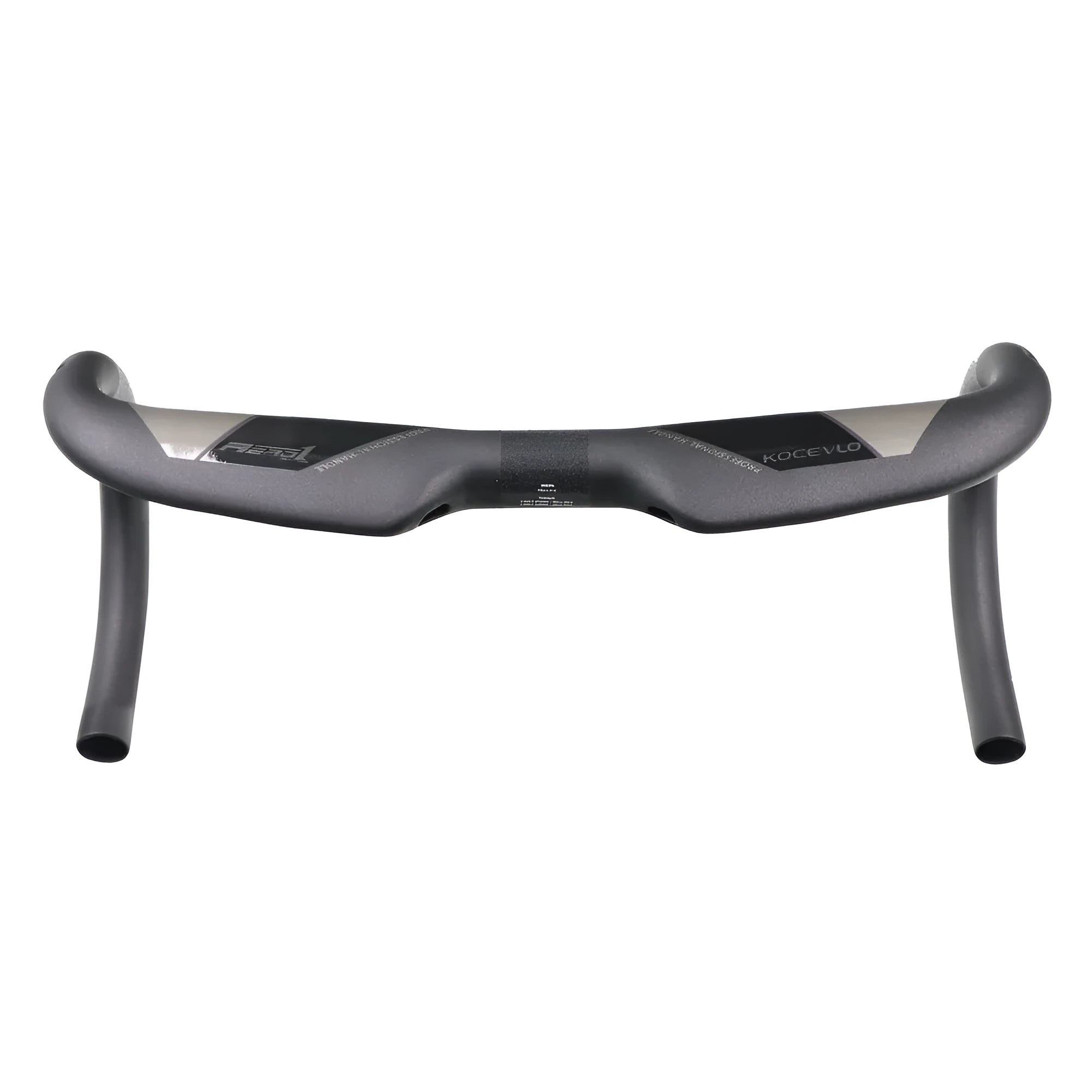 Wei Bike matt carbon fibre bent road bicycle handlebar showing unisex design