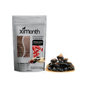 Ten compressed herbal foot soak gel beads for leg and foot baths with mugwort and bee venom ingredients