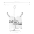 Adjustable table lamp with three colour temperature settings and dual charging/plug-in power options