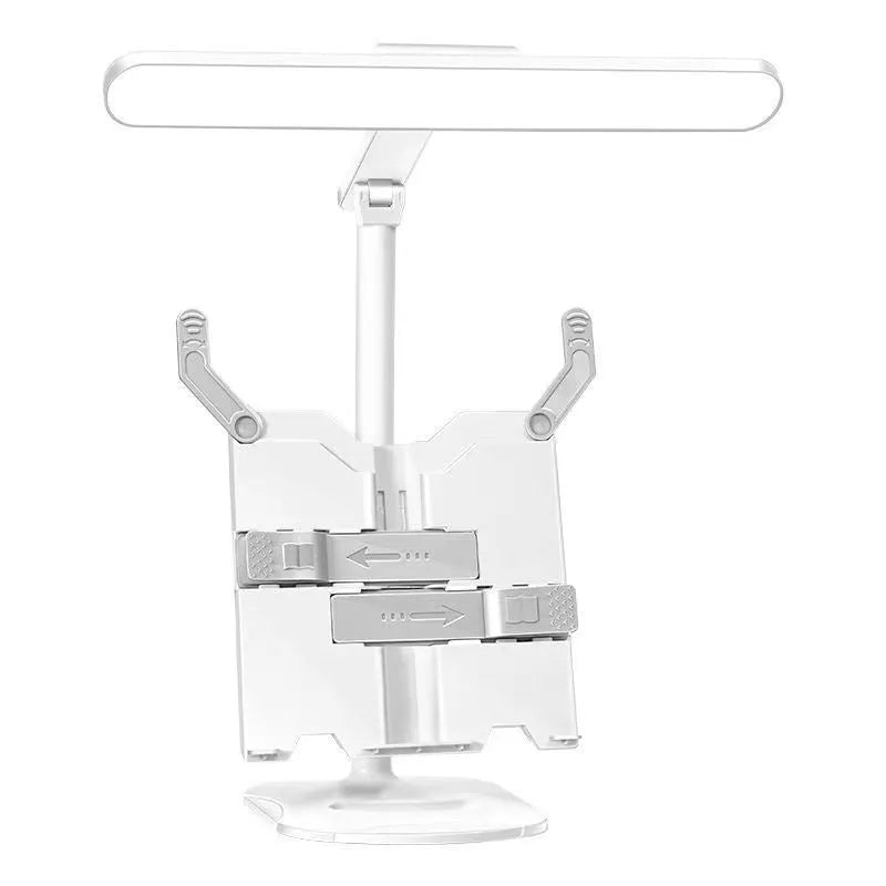 Adjustable table lamp with three colour temperature settings and dual charging/plug-in power options