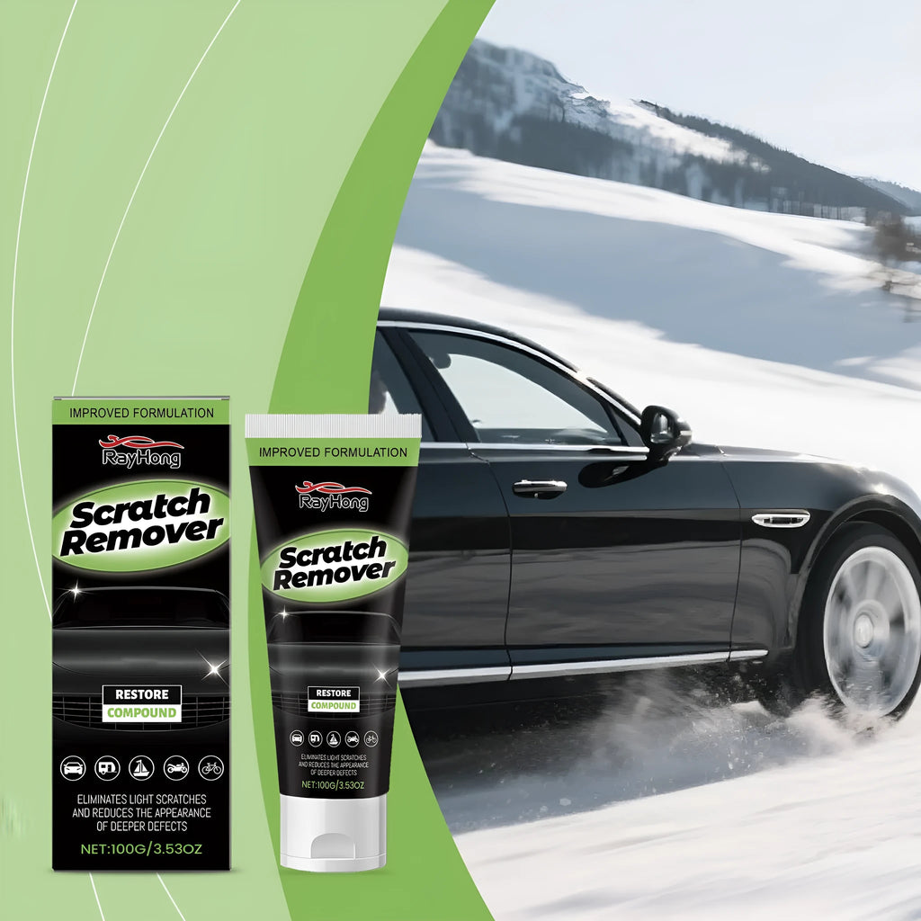 100g tube of car scratch repair cream for automotive paint surfaces with calcium carbonate formula