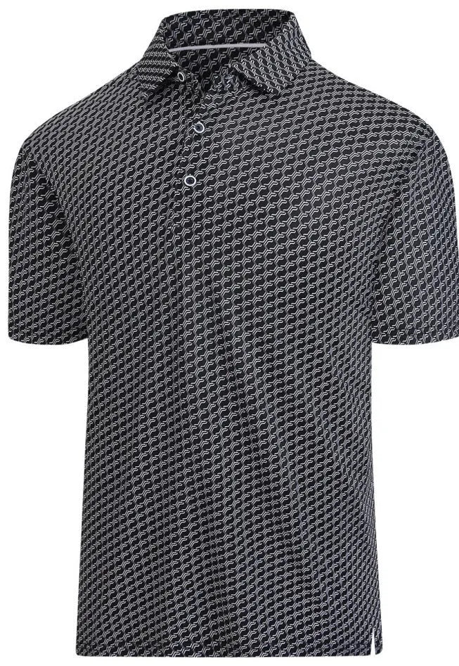 Men's 3D printed short sleeve T-shirt with retro styling and zipper decorations in multiple colour options