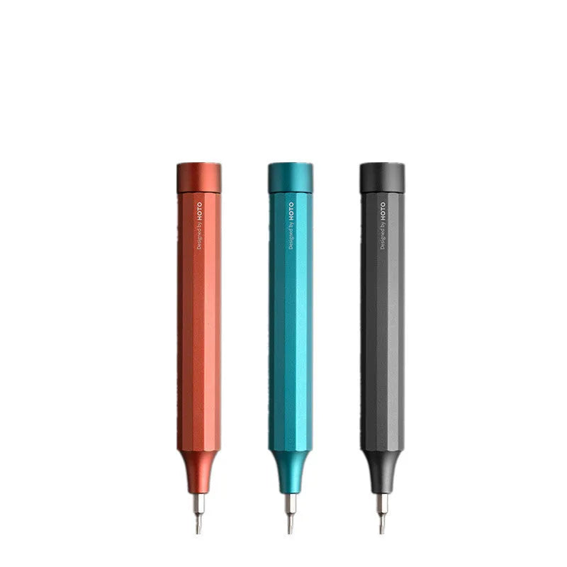 24-in-1 repair screwdriver set with S2 alloy steel bits and aluminum handle for mobile phone and computer disassembly in black green red or grey