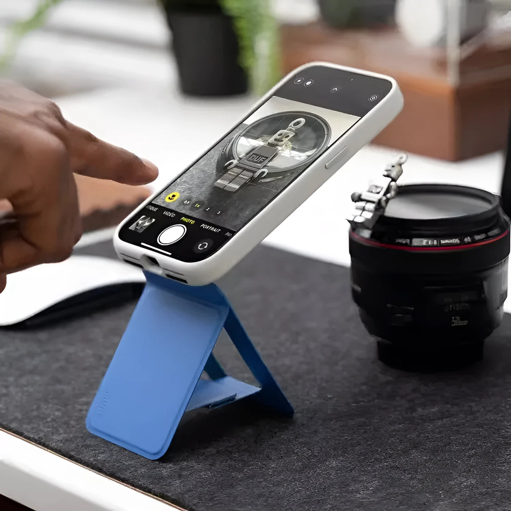 Magnetic mobile phone holder case with kickstand in four colour options
