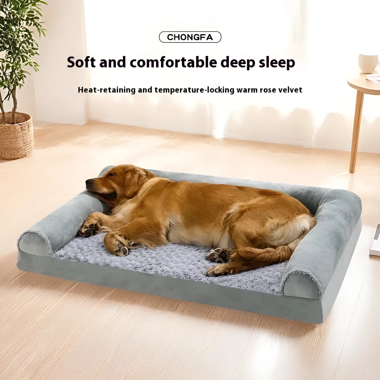 Portable foldable cloth dog kennel in light grey or dark grey with three size options