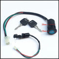Waterproof plastic electric door lock actuator with 2-file 4-line configuration for car security systems