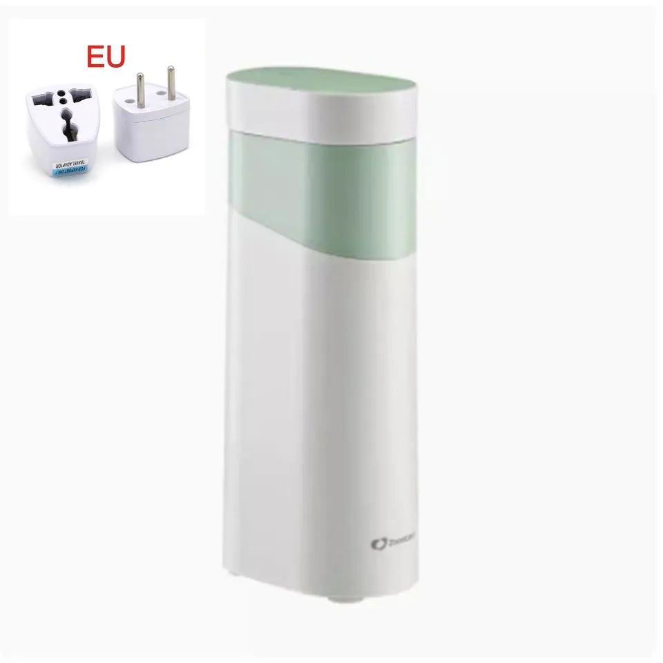 Compact instant water dispenser with nano heating film technology in black or green colour options