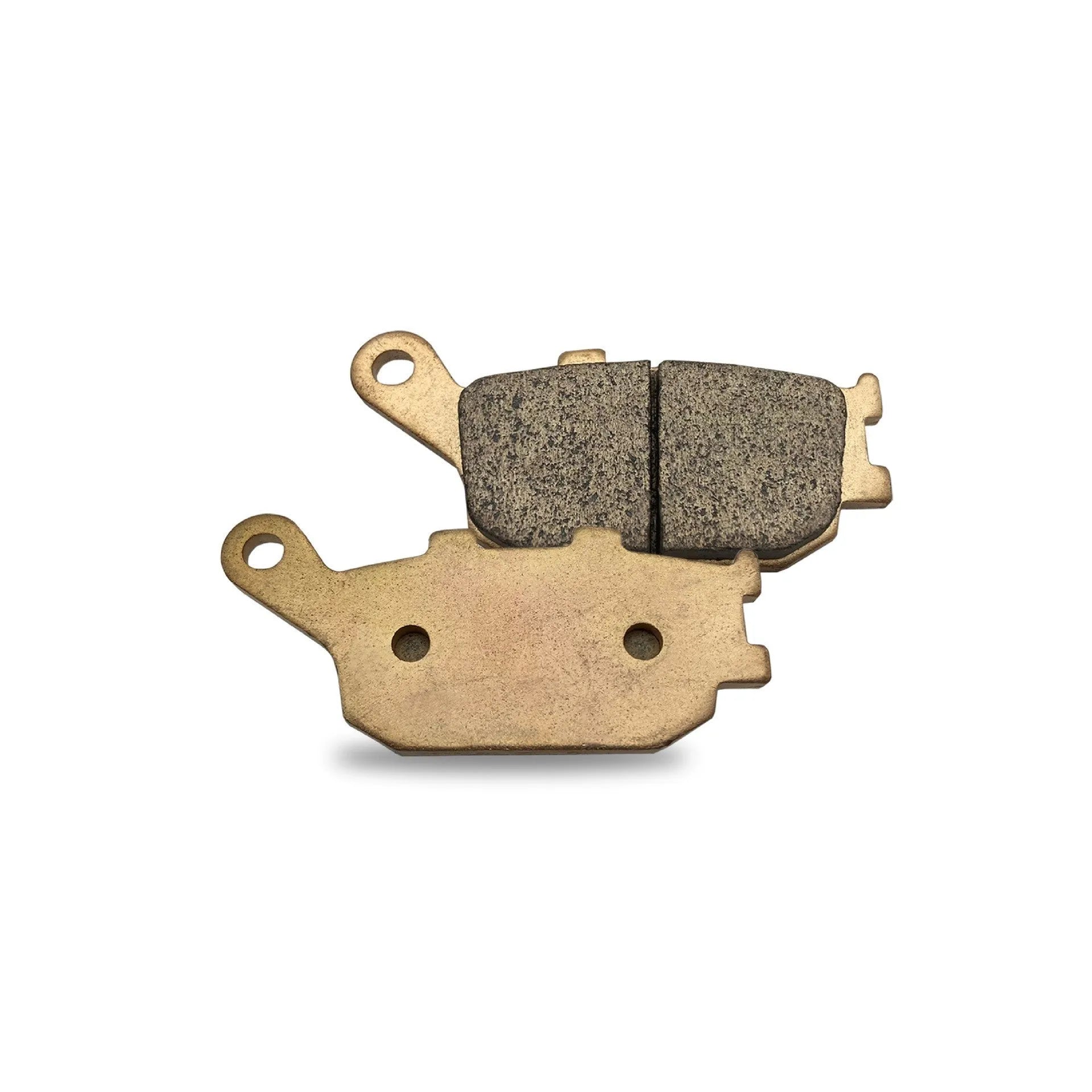 Sintered rear brake pad for Honda CBR954RR CBR929RR showing friction material and backing plate