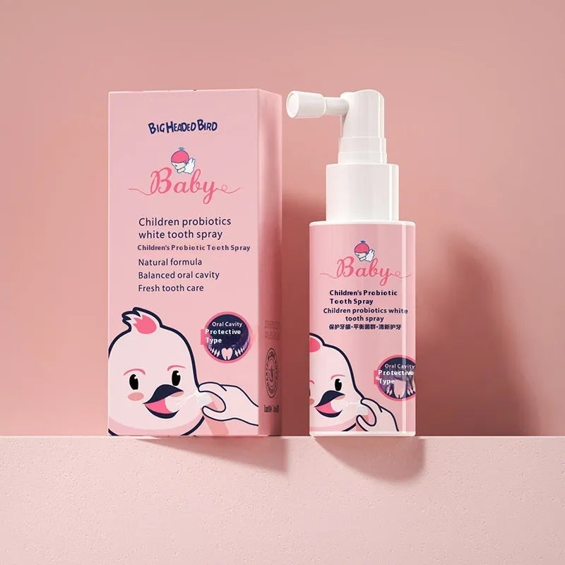 40ml children's probiotic oral spray bottle for white teeth and anticavity protection