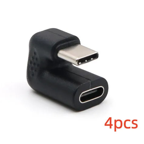 Plastic U-bend adapter extension cable for mobile phones and tablets with multiple connector adapters