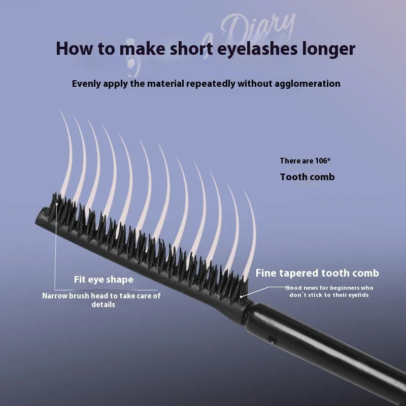 Waterproof long curling mascara tube in black and brown shade options.
