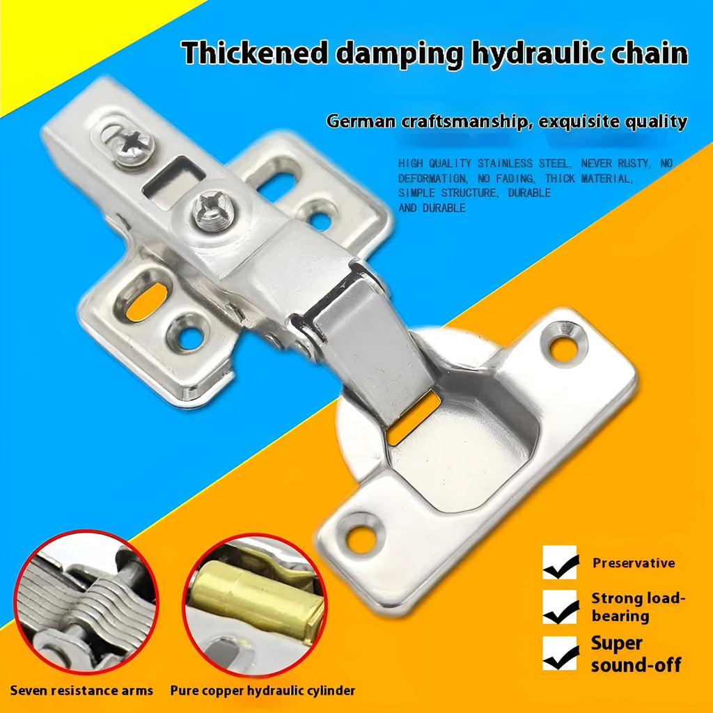 761 cold rolled steel hydraulic cabinet hinge with nickel plating in three coverage configurations