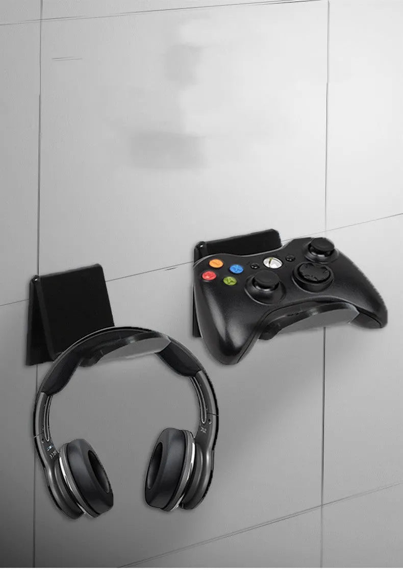 Universal game controller wall mount bracket for PlayStation Xbox Nintendo Switch storage