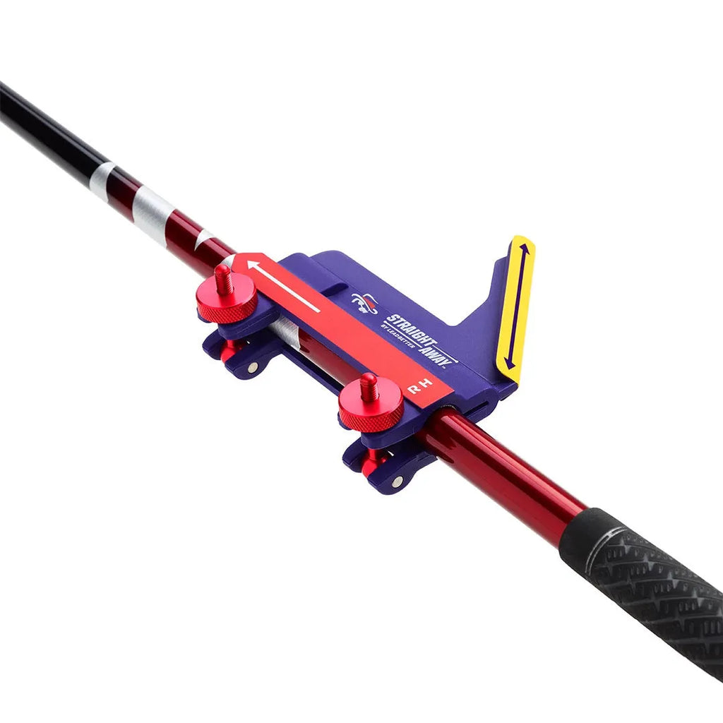 Plastic golf swing plane simulator training aid available in logo and no logo options for home practice.