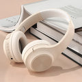 Personalised over-ear wireless Bluetooth headset in Youth Green colour on a white background.