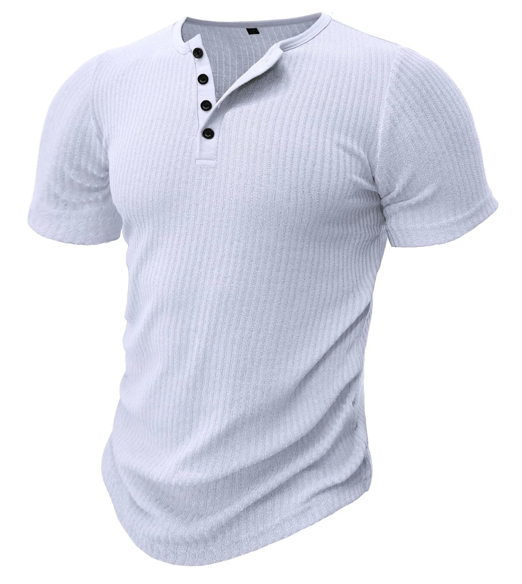Slim-fit men's sports muscle t-shirt in army green, showing short sleeves and solid colour design.