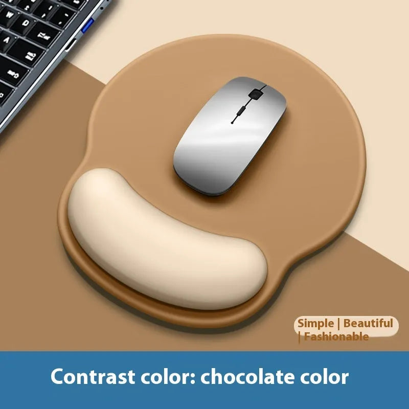 Gradient silicone wristband mouse mat with milk silk surface measuring 220mm by 250mm