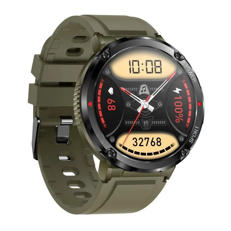 T30 Smart Watch with black silicone strap showing time and heart rate on screen