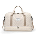 Oxford cloth travel bag with 36-55 litre capacity for leisure trips and buggy use in solid colour options