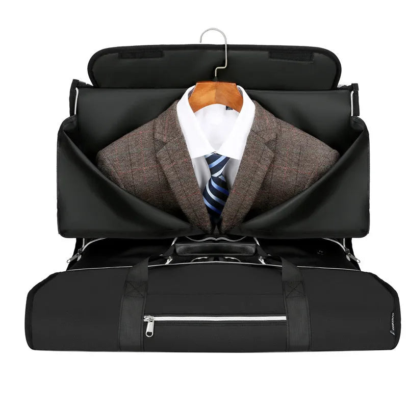 Oxford cloth business leisure sports holdall with dry-wet separation compartment in grey colour